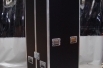 Flightcase voorzien van een deksel in 2 delen